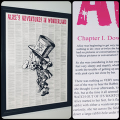 Alice's Adventures In Wonderland Mad Hatter Full Novel Text Print