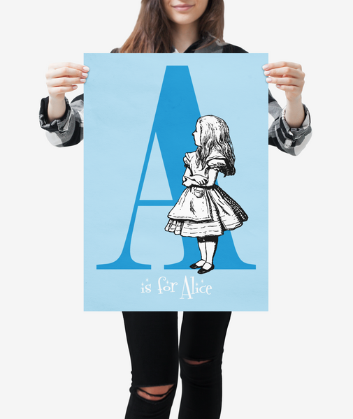 Alice in Wonderland Alphabet - Letter "A"