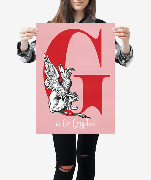 Alice in Wonderland Alphabet - Letter "G"