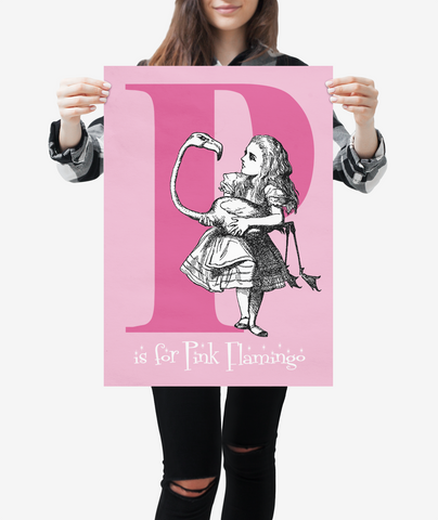 Alice in Wonderland Alphabet - Letter "P"